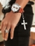 Anillo sello ovalado martillado Simbolo de Medicina de plata y oro nro. 19 - comprar online