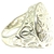 Anillo circulo con diseño de mandala calado 2 cm de diametro de plata nro. 13 - comprar online