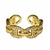 Anillo sin fin regulable de bijou importada con baño de oro 18k estilo cadena
