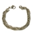 Pulsera acero blanco turbillon doble