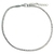 Pulsera de acero colita de raton de 21,5 cm de largo