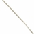 Pulsera de plata grummet de 22,5 cm de largo y 3 mm de grosor