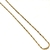 Cadena de barritas y bolitas de acero dorado 1 mm de grosor y 50 cm de largo