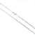 Cadena forcet alargada de 2 mm de plata italiana y 40 cm de largo