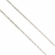 Cadena turbillon de plata de 45 cm de largo