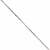 Cadena de plata italiana colita de raton facetada de 45 cm y 1 mm de grosor