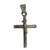 Dije de cruz con cristo de plata italiana de 5 cm de alto x 2,8 cm de ancho