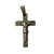 Dije de cruz con cristo de acero de 4 cm de largo x 2 cm de ancho
