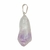 Dije piedra amatista con argolla triangular de bijou de 4 cm - comprar online
