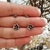 Aros rosas de plata tailandesa en relieve de 9 mm de diametro - comprar online