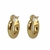 Argollitas de acero dorado bombe de 1.6 cm de diametro - comprar online