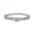 Anillo de plata cintillo con cubic engrifado - tienda online