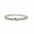 Anillo medio sin fin de plata con cubics y corazon - comprar online