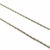 Cadena turbillon cerrada de plata de 60 cm de largo 3 mm de grosor