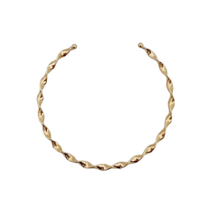 Bracelete torcido banhado a ouro 18k - comprar online