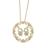 Colar com mandala de filhas banhado a ouro 18k - comprar online