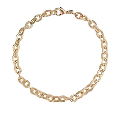 Pulseira elos banhada a ouro 18k - comprar online