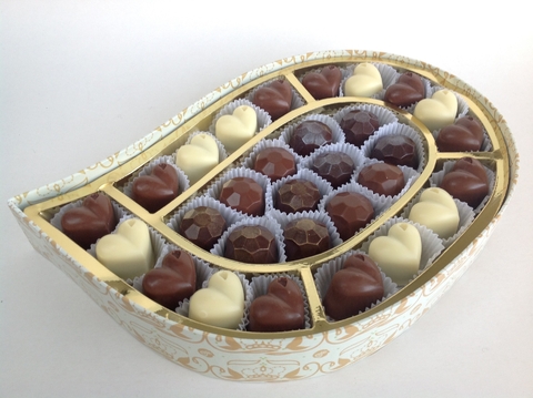 Caja grande Premium Dulces corazones & diamantes -30 bombones-