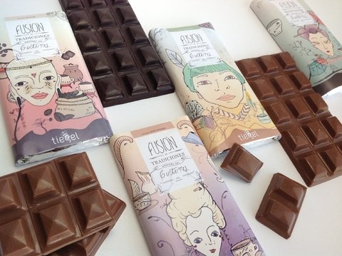 Tableta de chocolate amargo 70% con nibs de cacao (semillas de puro cacao) - 100 grs - comprar online