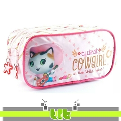 CARTUCHERA DOBLE COWGIRL WABRO 68651 - comprar online