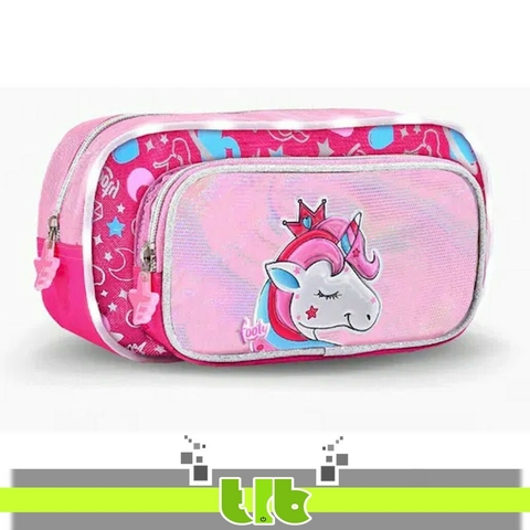 CARTUCHERA DOBLE FOOTY UNICORNIO F19062