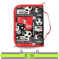 CARTUCHERA 1 CIERRE PLEGABLE FOOTY RIVER F22024 - comprar online