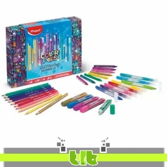 KIT DE COLOREO MAPED GLITTER 31 PIEZAS en internet