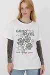 Remera over eco print keep going