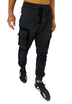 Calça Advanced Cargo Camaleão Urbano Jogger Street Wear Cinza - comprar online