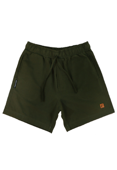 Bermuda Walkshort Camaleão Urbano Linho Verde Escuro