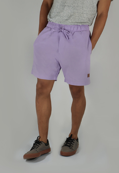 Bermuda Walkshort Camaleão Urbano Linho Lilas