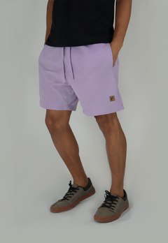 Bermuda Walkshort Camaleão Urbano Linho Lilas - comprar online