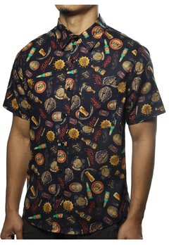 CAMISA ESTAMPADA CAMALEÃO URBANO CERVEJA - comprar online