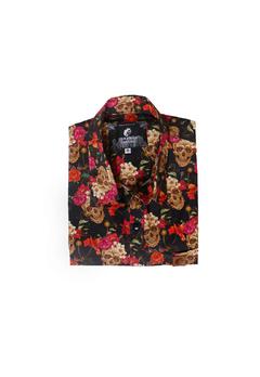 CAMISA ESTAMPADA CAMALEÃO URBANO CAVEIRA MEXICANA GOLD - Camaleão Urbano