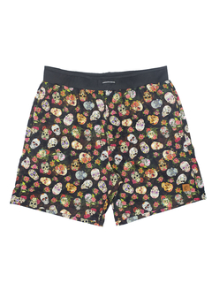 SHORT ESTAMPADO CAMALEÃO URBANO MIX CAVEIRAS CÓS MOLETOM