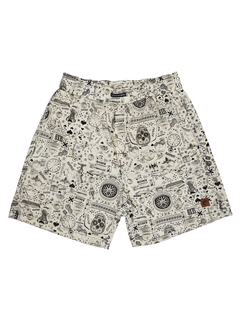 SHORT ESTAMPADO CAMALEÃO URBANO CAVEIRA EXOTICA