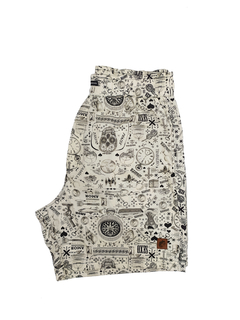 SHORT ESTAMPADO CAMALEÃO URBANO CAVEIRA EXOTICA - comprar online