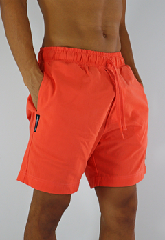 Bermuda Walkshort Camaleão Urbano Linho Coral - Camaleão Urbano