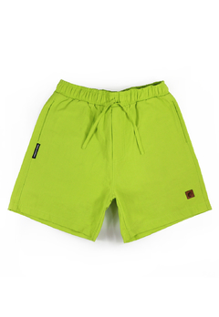 Bermuda Walkshort Camaleão Urbano Linho Verde Limão