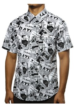 CAMISA ESTAMPADA CAMALEÃO URBANO JORNAL - comprar online