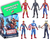 Pack Marvel 6 figuras de 30cm originales de Hasbro