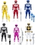 Multipack Muñecos Power Rangers Originales - 30cm de Alto - Hasbro en internet