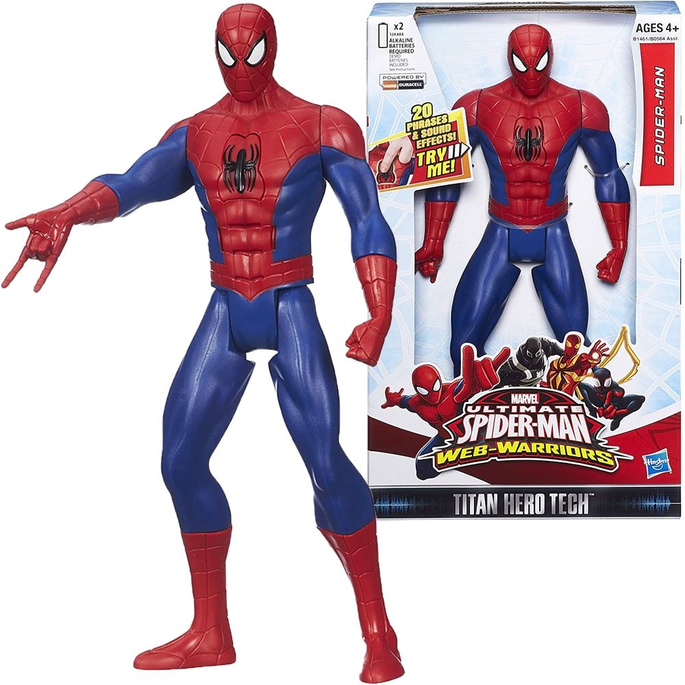 Muñeco Spiderman Original con sonido 30cm de alto