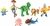 Pack Toy Story de 7 figuras original de Mattel - Muñecos de 7 a 15cm de escala - comprar online