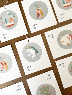 Tags De/Para Navidad x10 - comprar online