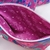 Necessaire Slim Personalizada | Estampa Purple Hibiscus - comprar online