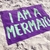 Canga de Praia Personalizada | Estampa Mermaid Roxa e Verde na internet