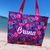 Bolsa Slim Personalizada | Estampa Purple Hibiscus - comprar online
