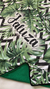Canga Toalha Personalizada | Estampa Folhas Verdes - loja online