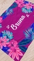 Canga de Praia Personalizada | Estampa Purple Hibiscus - comprar online